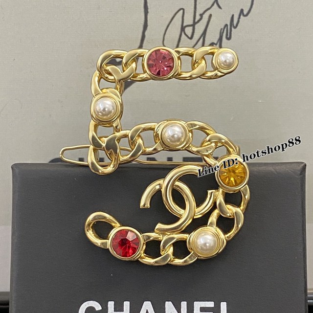 Chanel專櫃新款飾品 香奈兒經典熱銷款超火爆髮夾 zgb1461